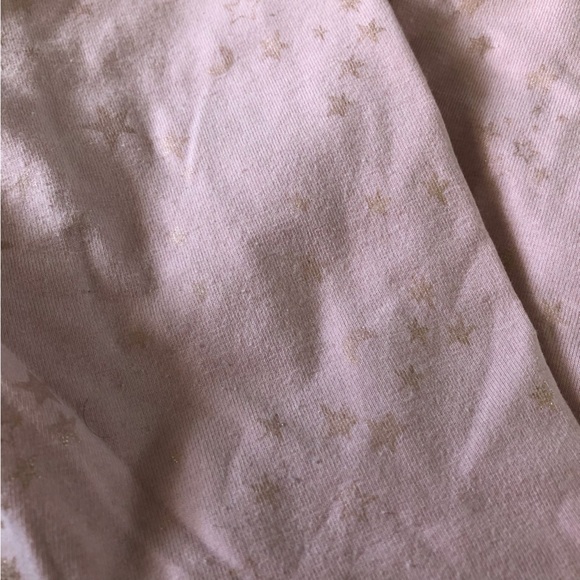 Old Navy pink star built in tough leggings in size S (6/7) - Picture 2 of 4